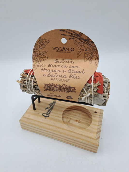 Smudge di Salvia Bianca e Sangue di Drago