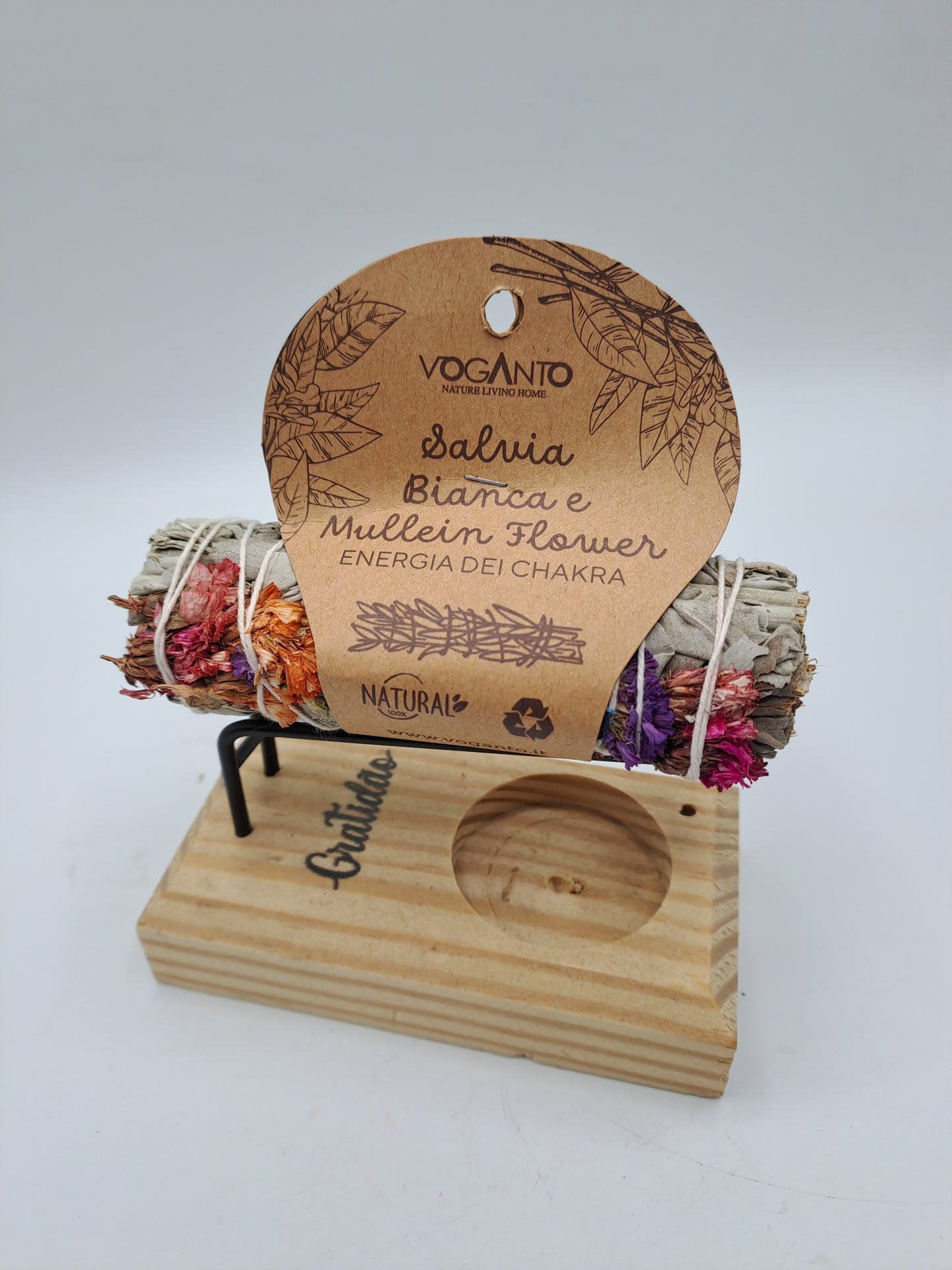 Smudge di Salvia Bianca e fiori di Verbasco