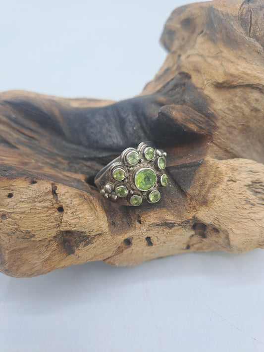 Anello Peridot Indiano