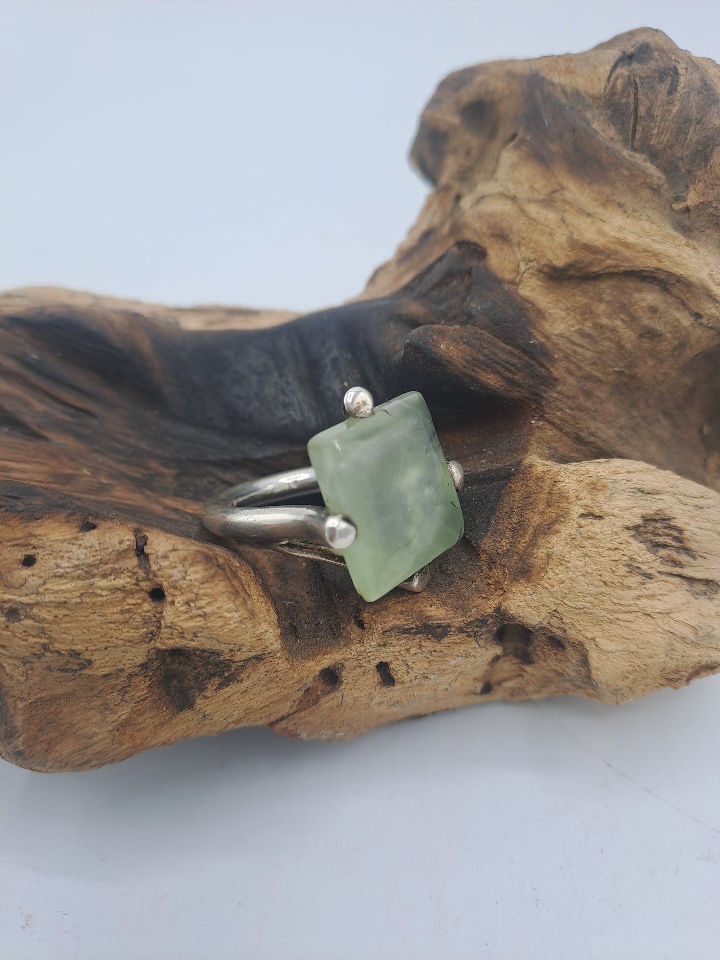Anello con Fluorite Verde