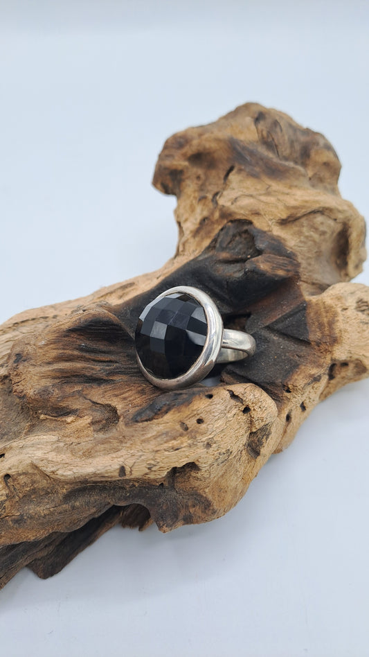 Anello Rose Cut Circolare