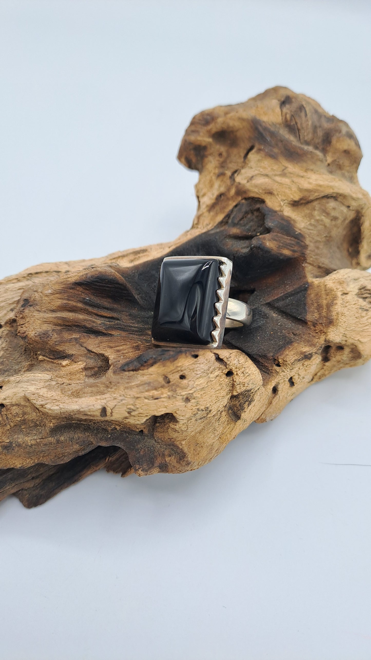 Anello Baguette Cabochon